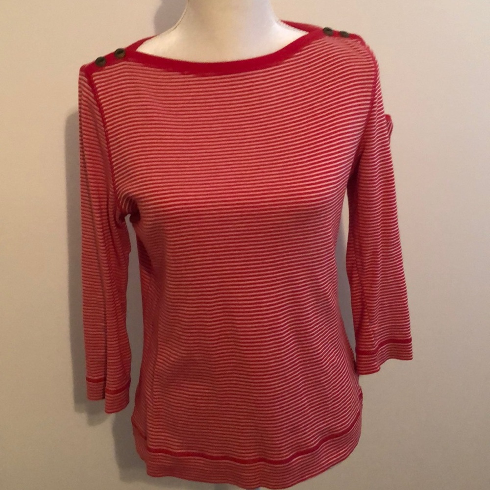Ralph Lauren’s “Lauren” Striped Blouse Size Large